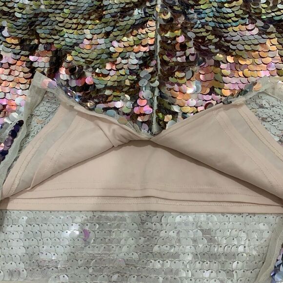 Aidan Mattox Sequin Mini Dress Size 8 - Picture 10 of 16